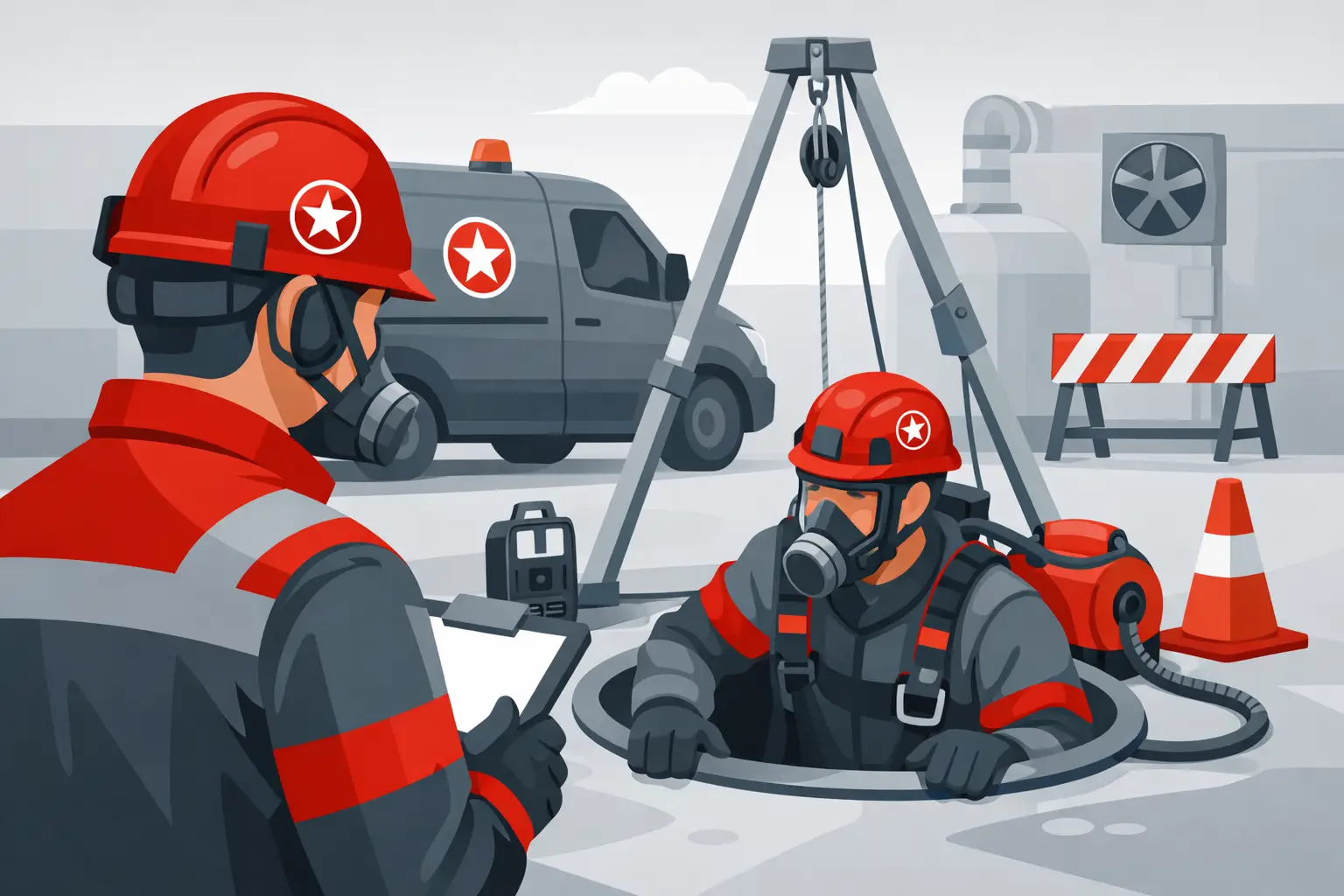Service espace clos: ce qu’il faut exiger